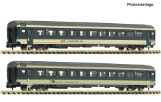 Fleischmann 6260095 - N - 2-tlg. Set Personenwagen Voralpen-Express, SOB, Ep. IV-V - Set 1